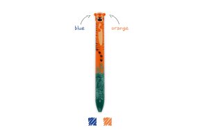 LEGAMI CLICKKIT28 CLICK&CLACK TWO COLOR PEN - TIGER